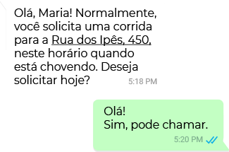 Novos motoristas cadastrados esta semana ainda não completaram a primeira corrida. Quer que eu envie uma mensagem de boas-vindas?